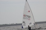 Finn  Lynch approaching the Windward Mark in the lead