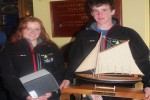 Siân Kneafsey and Finn Lynch with their winning prizes at WHSC